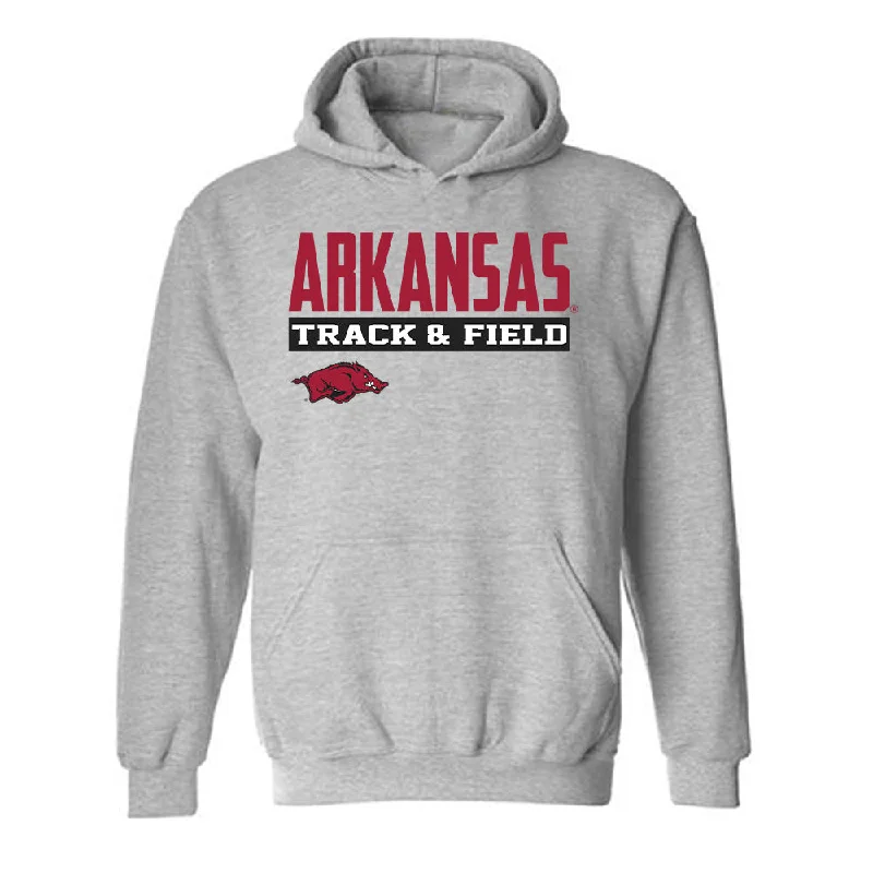 Arkansas - NCAA Women's Track & Field : Ariane Linton - Classic Fashion Shersey Hooded Sweatshirt Hoodie with Rhinestones Sparkly Elegant Arkansas - NCAA Women's Track & Field : Ariane Linton - Classic Fashion Shersey Hooded Sweatshirt Hoodie with Rhinestones Sparkly Elegant