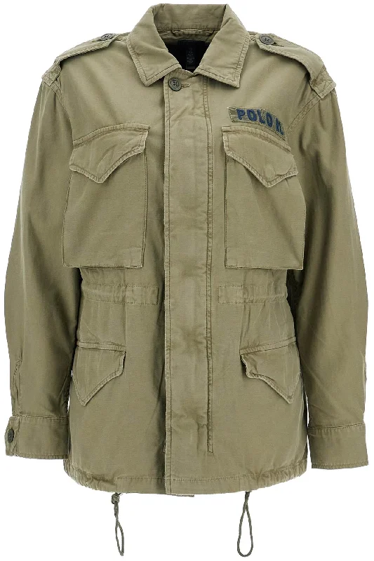 Polo Ralph Lauren Women's Loose M51 Jacket In Cotton Elasticated Jacket Padded Jacket Insulated Jacket Polo Ralph Lauren Women's Loose M51 Jacket In Cotton Elasticated Jacket Padded Jacket Insulated Jacket