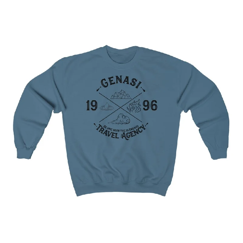 Genasi Sweatshirt Hoodie with Camouflage Military Edgy