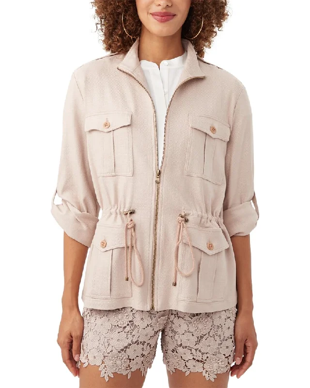 Trina Turk Buoyant Jacket Herringbone Jacket Houndstooth Jacket Plaid Jacket
