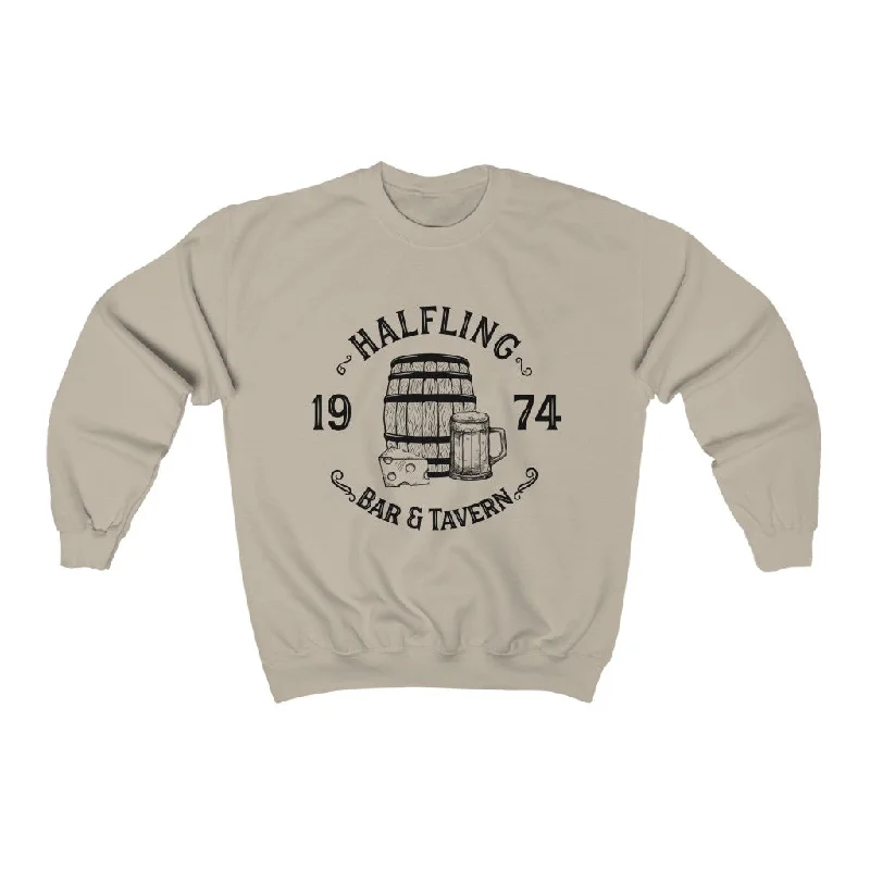Halfling Sweatshirt Hoodie with Contrast Stitching Detailed Premium