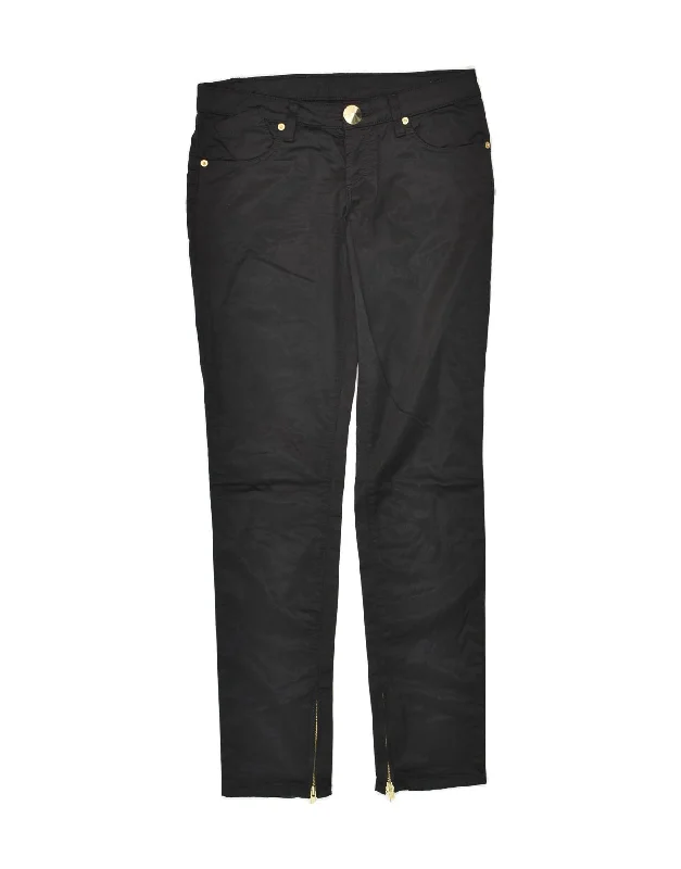 EXTE Womens Slim Casual Trousers IT 43 Medium W29 L32 Black Cotton Trousers Cargo pockets EXTE Womens Slim Casual Trousers IT 43 Medium W29 L32 Black Cotton Trousers Cargo pockets