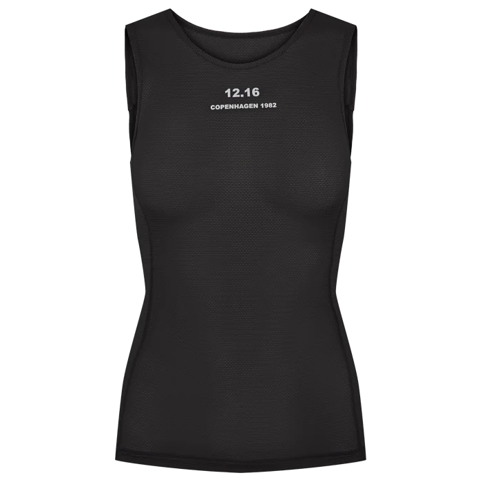 Twelve Sixteen Cykelundertrøje Tank Sort Kvinder slim fit tank