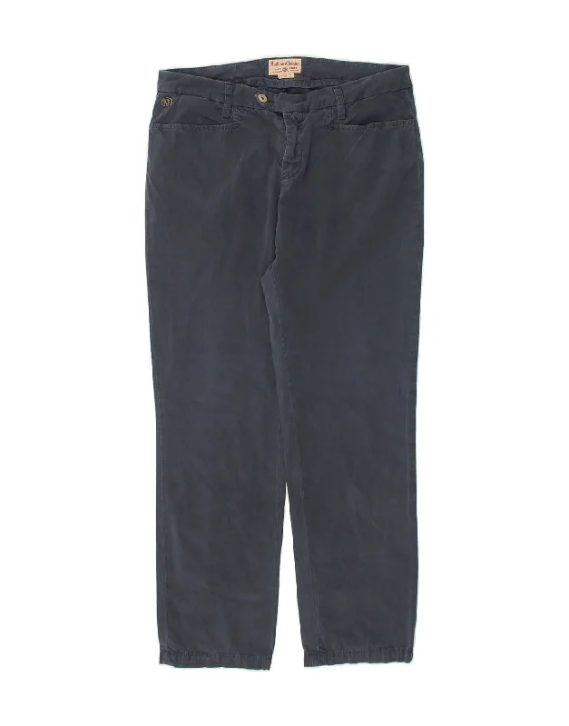 MARLBORO CLASSICS Womens Straight Casual Trousers EU 40Medium W28 L27 Blue Trousers versatile all-occasion MARLBORO CLASSICS Womens Straight Casual Trousers EU 40Medium W28 L27 Blue Trousers versatile all-occasion