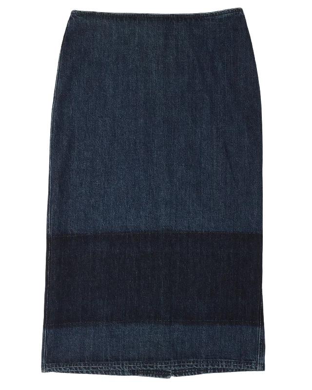 Denim Skirt linen skirt airy