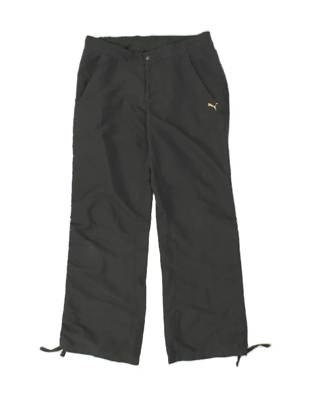 PUMA Womens Straight Casual Trousers UK 12 Medium W30 L31 Grey Trousers Occasion Special PUMA Womens Straight Casual Trousers UK 12 Medium W30 L31 Grey Trousers Occasion Special
