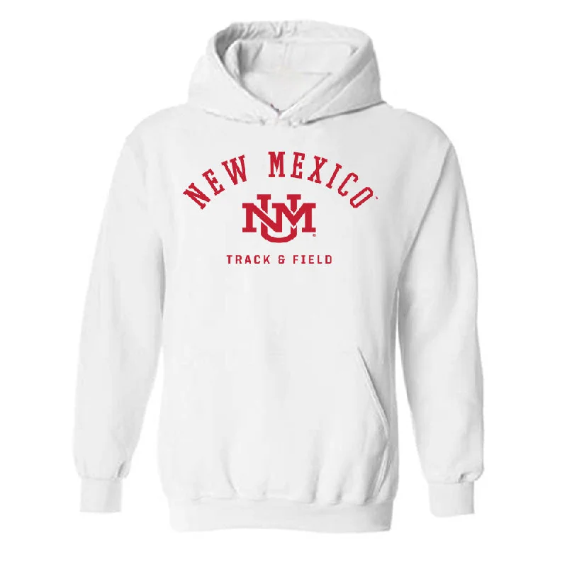 New Mexico - NCAA Women's Track & Field : Laylah Lawson - Classic Fashion Shersey Hooded Sweatshirt Hoodie with Puffed Sleeves Voluminous Trendy