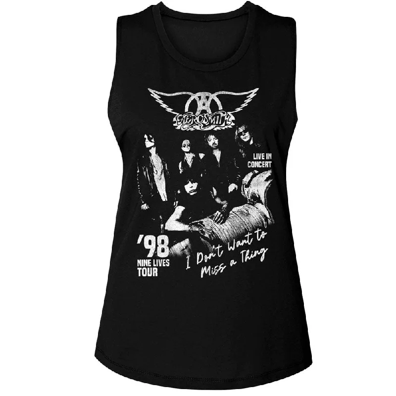 Women Exclusive AEROSMITH Muscle Tank, Miss A Thing chic tank top