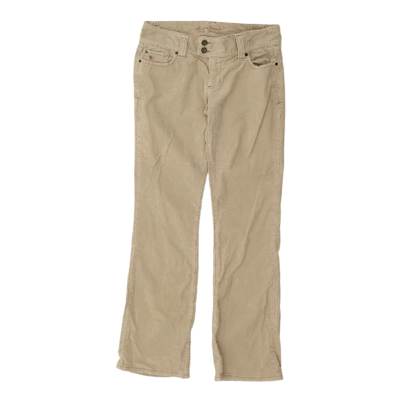Abercrombie & Fitch Womens Brown Low Rise Bootcut Corduroy Trousers | Designer Trousers Summer Linen Abercrombie & Fitch Womens Brown Low Rise Bootcut Corduroy Trousers | Designer Trousers Summer Linen
