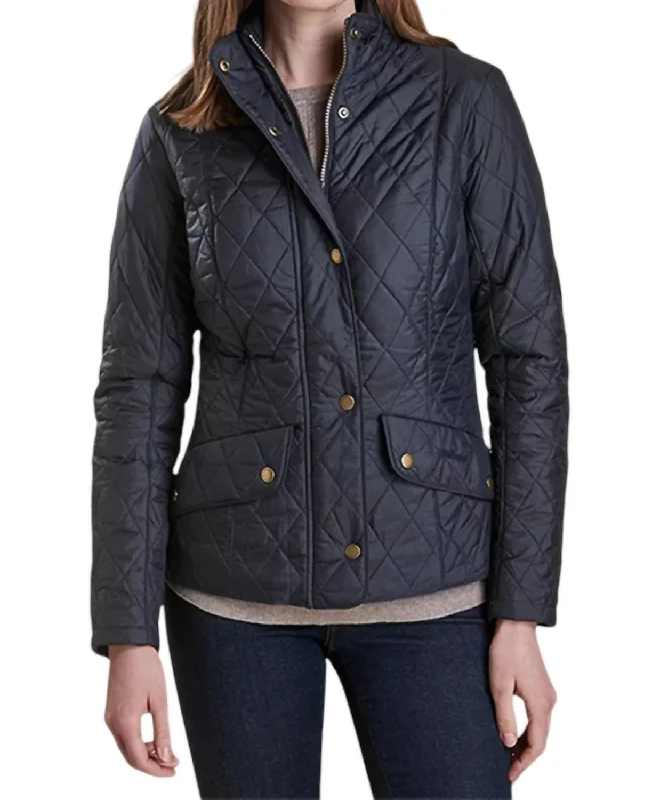 Flyweight Cavalry Quilt Jacket In Navy Collared Jacket Crew Neck Jacket Turtle Neck Jacket Flyweight Cavalry Quilt Jacket In Navy Collared Jacket Crew Neck Jacket Turtle Neck Jacket