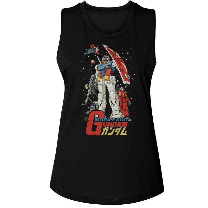 MOBILE SUIT GUNDAM Tank Top, Poster print tank top