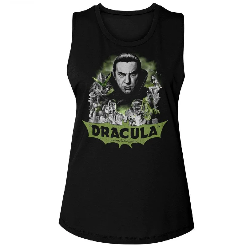 BELA LUGOSI Tank Top, Bw Comic Art strappy tank top
