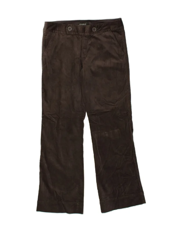 EDDIE BAUER Womens Wide Leg Casual Trousers US 10 Large W32 L32 Brown Trousers Ceremony Elegant EDDIE BAUER Womens Wide Leg Casual Trousers US 10 Large W32 L32 Brown Trousers Ceremony Elegant