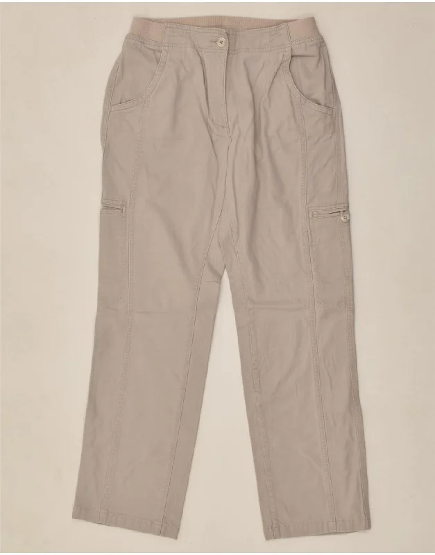 L.L.BEAN Womens Straight Cargo Trousers US 6 Medium W28 L28 Grey Cotton Trousers Running Lightweight L.L.BEAN Womens Straight Cargo Trousers US 6 Medium W28 L28 Grey Cotton Trousers Running Lightweight