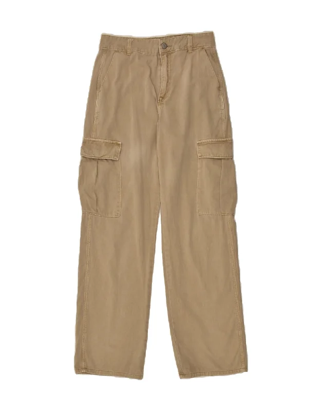 PULL & BEAR Womens Straight Cargo Trousers EU 36 Small W28 L30 Beige Trousers versatile all-occasion PULL & BEAR Womens Straight Cargo Trousers EU 36 Small W28 L30 Beige Trousers versatile all-occasion