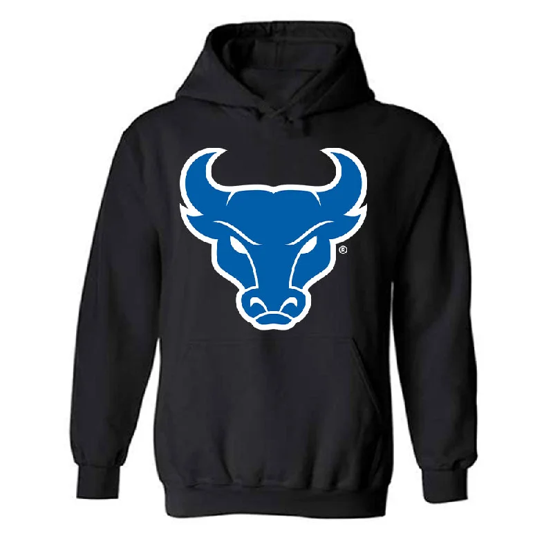 Buffalo - NCAA Women's Track & Field : Adriana Ellsworth - Hooded Sweatshirt Hoodie with Hem Applique Textured Unique