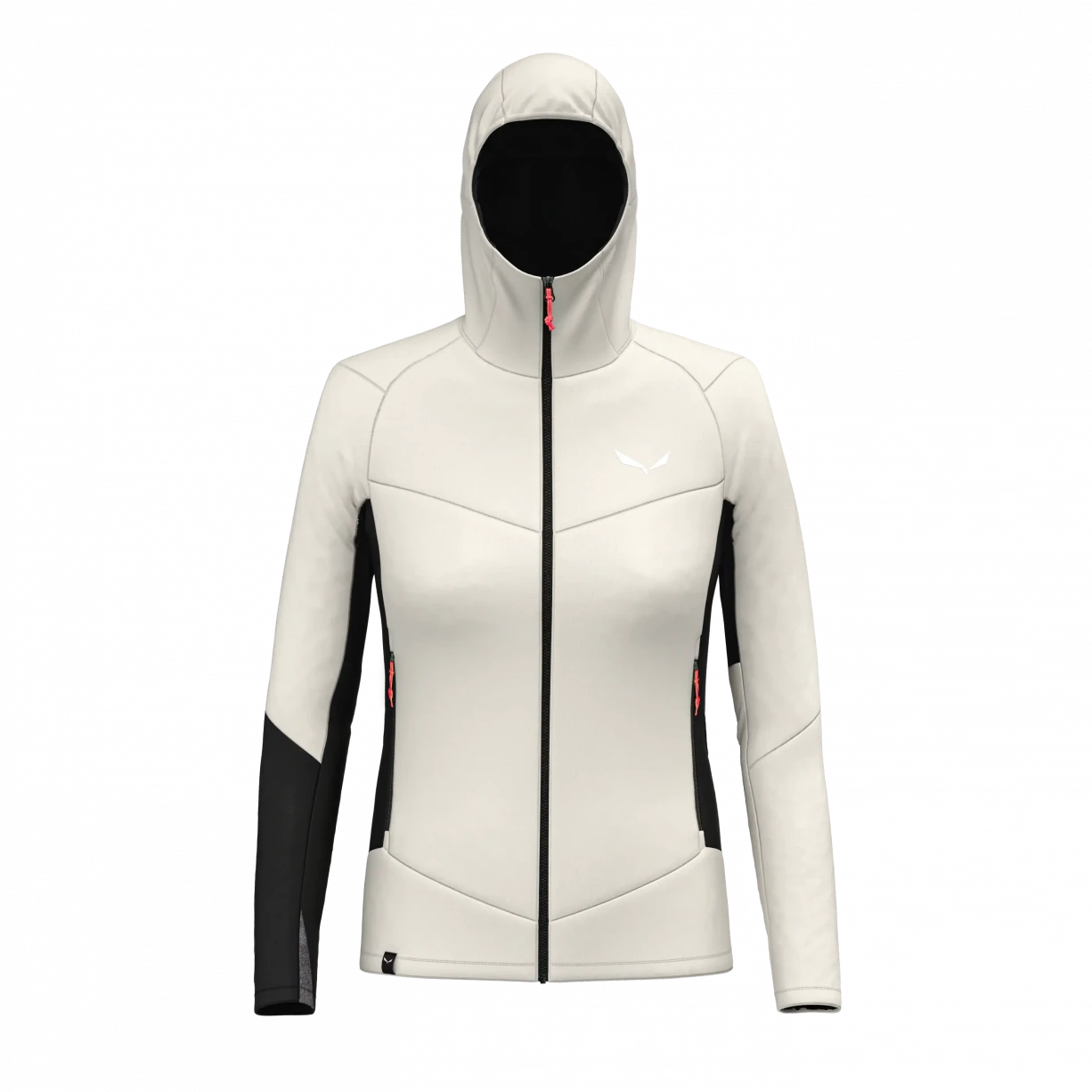 Salewa Sella Alpine Merino Hooded Jacket - Women's Tiered Jacket Buttoned Jacket Zippered Jacket Salewa Sella Alpine Merino Hooded Jacket - Women's Tiered Jacket Buttoned Jacket Zippered Jacket