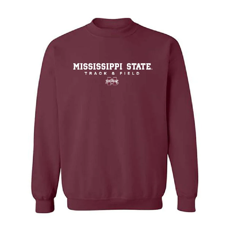 Mississippi State - NCAA Women's Track & Field : Rickea Atkins - Classic Shersey Crewneck Sweatshirt Hoodie with Hood Adjustable Protection Mississippi State - NCAA Women's Track & Field : Rickea Atkins - Classic Shersey Crewneck Sweatshirt Hoodie with Hood Adjustable Protection