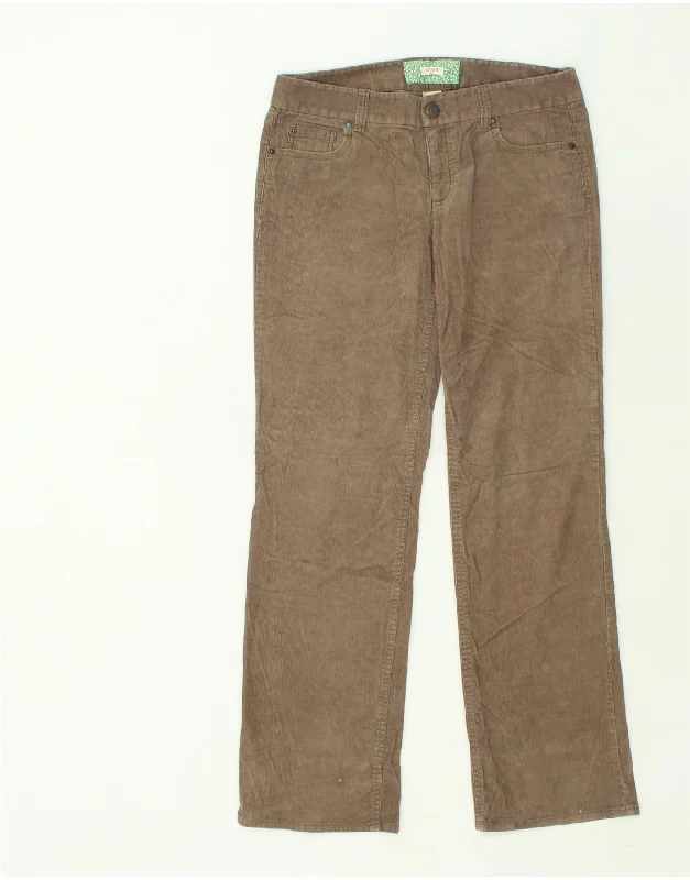 J. CREW Womens Bootcut Corduroy Trousers US 6 Medium W30 L31 Brown Cotton Wide Leg Loose Fit Mid Waist J. CREW Womens Bootcut Corduroy Trousers US 6 Medium W30 L31 Brown Cotton Wide Leg Loose Fit Mid Waist