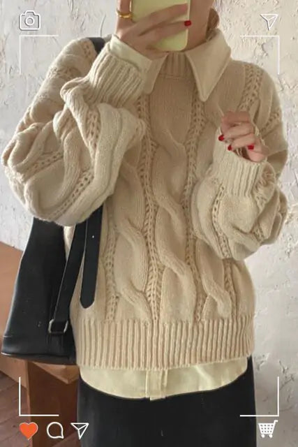 Apricot Sweater