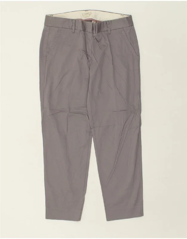 J. CREW Womens Straight Chino Trousers US 2 XS W28 L25 Grey Cotton Trousers Brand Named J. CREW Womens Straight Chino Trousers US 2 XS W28 L25 Grey Cotton Trousers Brand Named