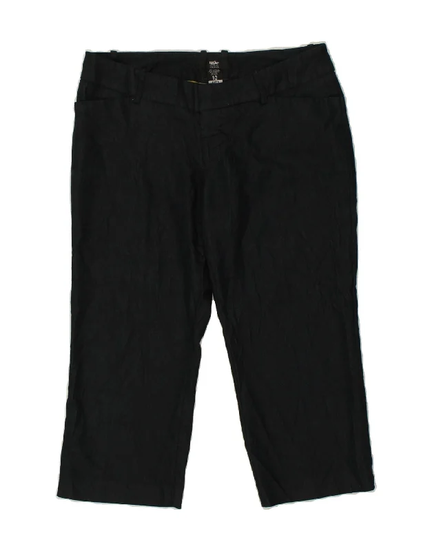 MOSSIMO Womens Straight Cropped Trousers UK 10 Small W34 L21 Navy Blue Trousers Recommended Stylist MOSSIMO Womens Straight Cropped Trousers UK 10 Small W34 L21 Navy Blue Trousers Recommended Stylist