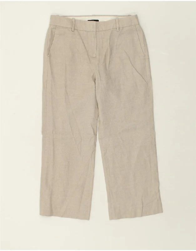 J. CREW Womens Straight Chino Trousers US 6 Medium W30 L23 Beige Linen Trousers Essential Wardrobe J. CREW Womens Straight Chino Trousers US 6 Medium W30 L23 Beige Linen Trousers Essential Wardrobe