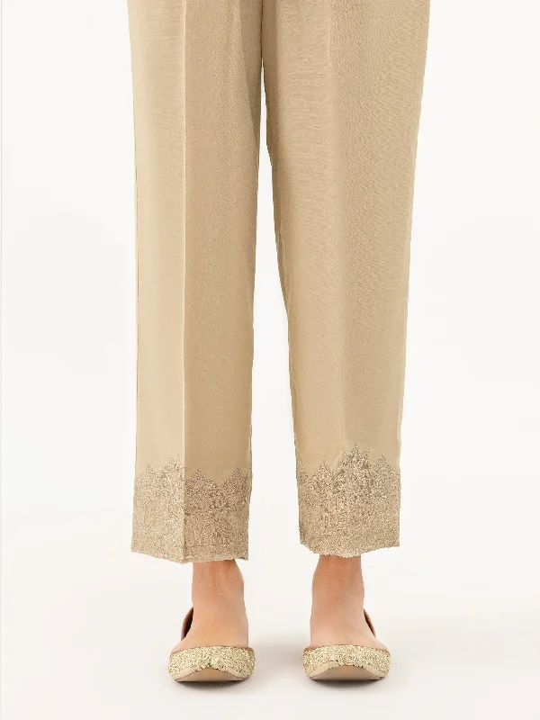 Cambric Trouser-Embroidered (Pret) Trousers Cargo Utility