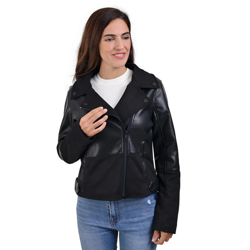 LEE Women's Biker Jacket Fleece Jacket Down Jacket Feather Jacket