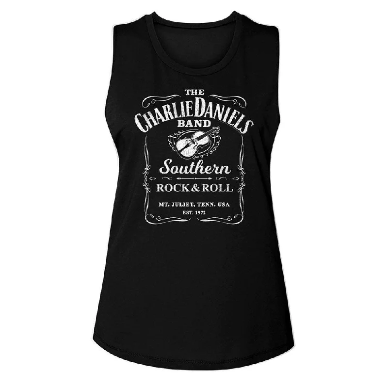 CHARLIE DANIELS BAND Tank Top, Cdb Label fitness tank top