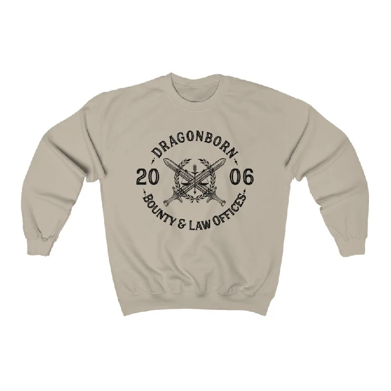 Dragonborn Sweatshirt Hoodie with Frayed Bohemian Relaxed