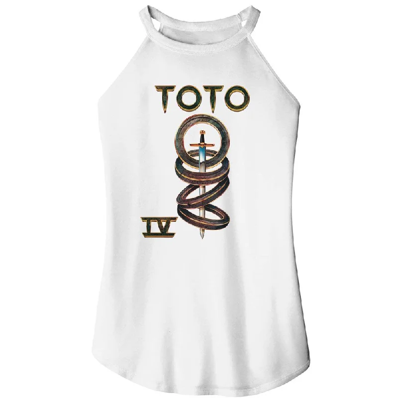 Women Exclusive TOTO Rocker Tank, IV Album Cover athletic tank top