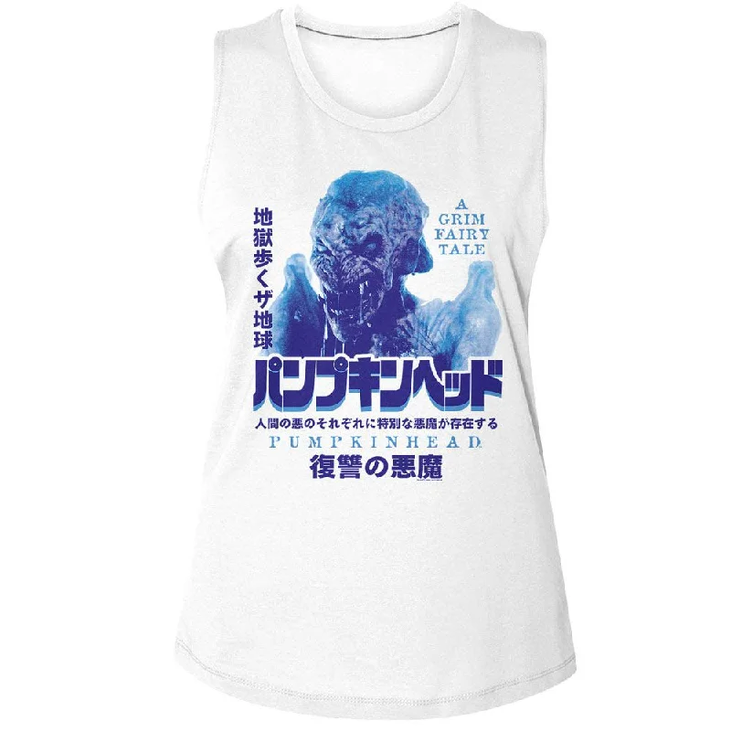 PUMPKINHEAD Tank Top, Kanji Poster bold tank top