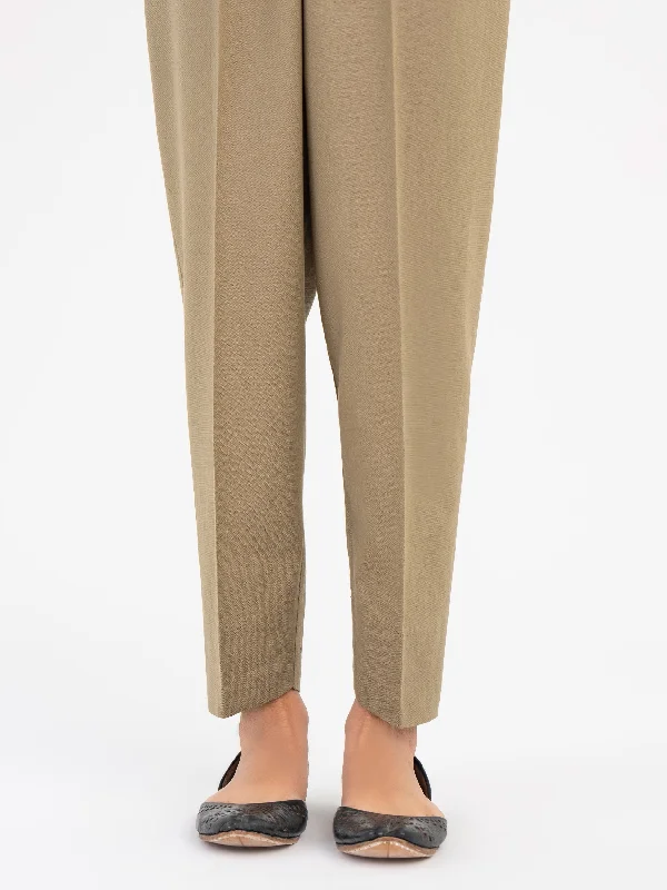 Dyed Khaddar Trouser (Pret) Trousers Modern Contemporary