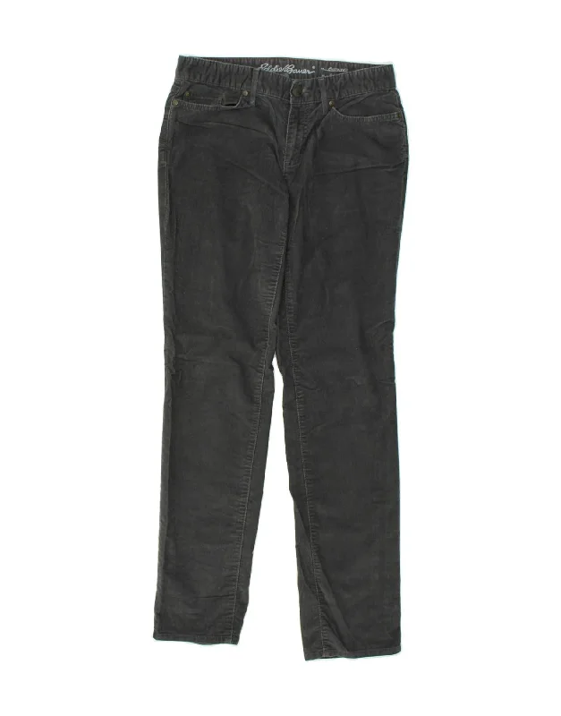 EDDIE BAUER Womens Boyfriend Corduroy Trousers US 2 XS W30 L31  Grey Trousers Review Highly