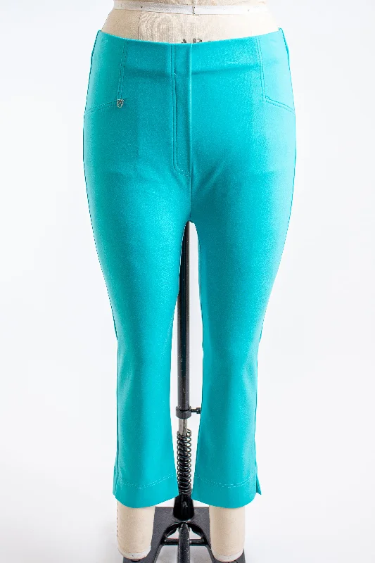 Aqua Pull On Slim Cropped Trouser Trousers versatile all-occasion