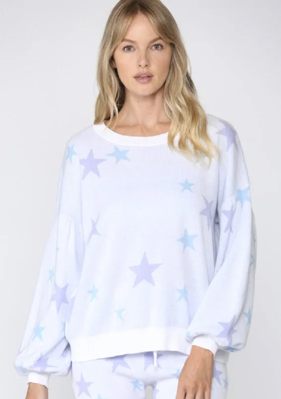star sweater Satin Blend Silk Blend Wool Blend