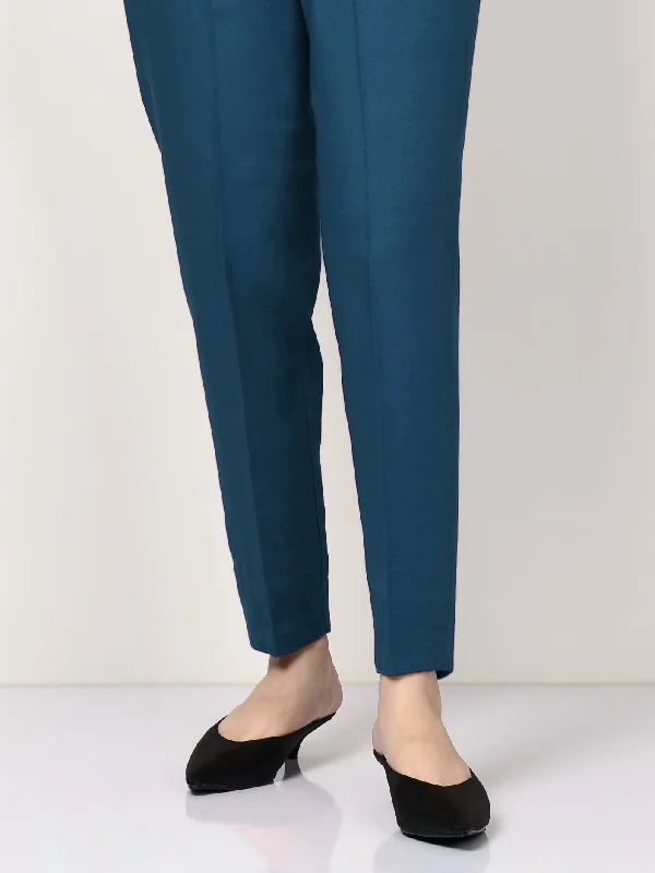 Dyed Khaddar Trouser (Pret) Trousers luxurious premium