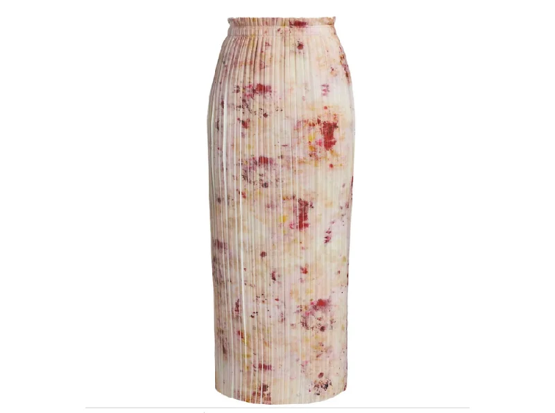 Jason Wu Ombre Pleated Midi Skirt lace skirt delicate