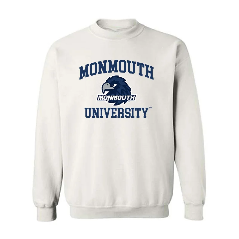 Monmouth - NCAA Women's Track & Field : Claire Denman - Classic Fashion Shersey Crewneck Sweatshirt Hoodie with Earth Tones Natural Calm Monmouth - NCAA Women's Track & Field : Claire Denman - Classic Fashion Shersey Crewneck Sweatshirt Hoodie with Earth Tones Natural Calm