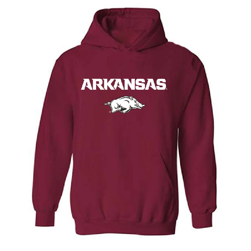 Arkansas - NCAA Women's Track & Field : Morgan Kirkland - Classic Shersey Hooded Sweatshirt Cotton Hoodie Fleece Lining Warmth Arkansas - NCAA Women's Track & Field : Morgan Kirkland - Classic Shersey Hooded Sweatshirt Cotton Hoodie Fleece Lining Warmth