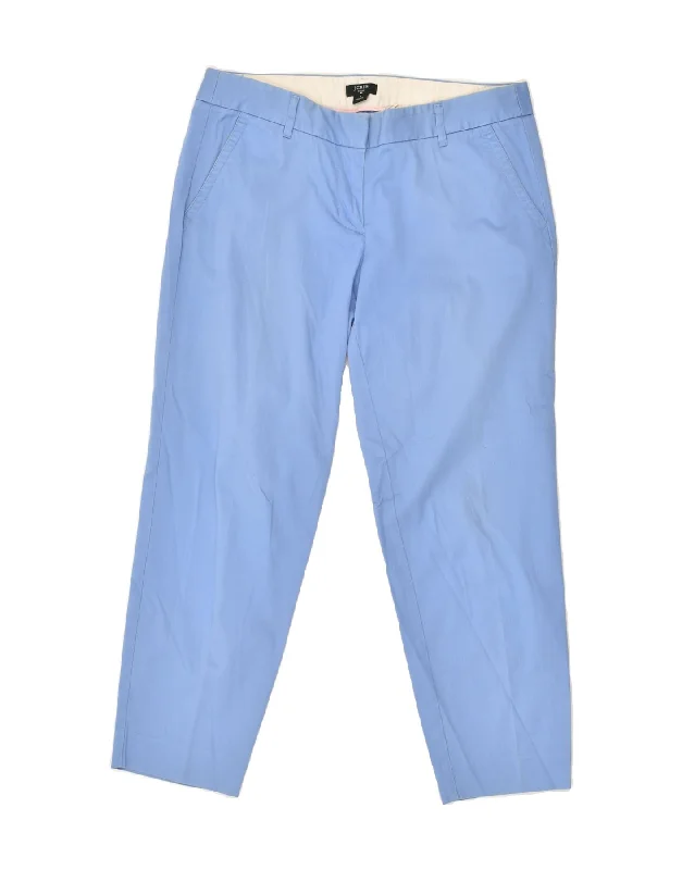 J. CREW Womens City Fit Tapered Chino Trousers US 6 Medium W30 L25 Blue Trousers Leather Faux J. CREW Womens City Fit Tapered Chino Trousers US 6 Medium W30 L25 Blue Trousers Leather Faux