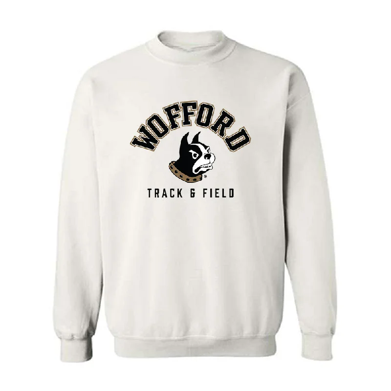 Wofford - NCAA Women's Track & Field : Lilly-Frances Buffington - Classic Shersey Crewneck Sweatshirt Hoodie with Set-In Sleeves Structured Classic Wofford - NCAA Women's Track & Field : Lilly-Frances Buffington - Classic Shersey Crewneck Sweatshirt Hoodie with Set-In Sleeves Structured Classic