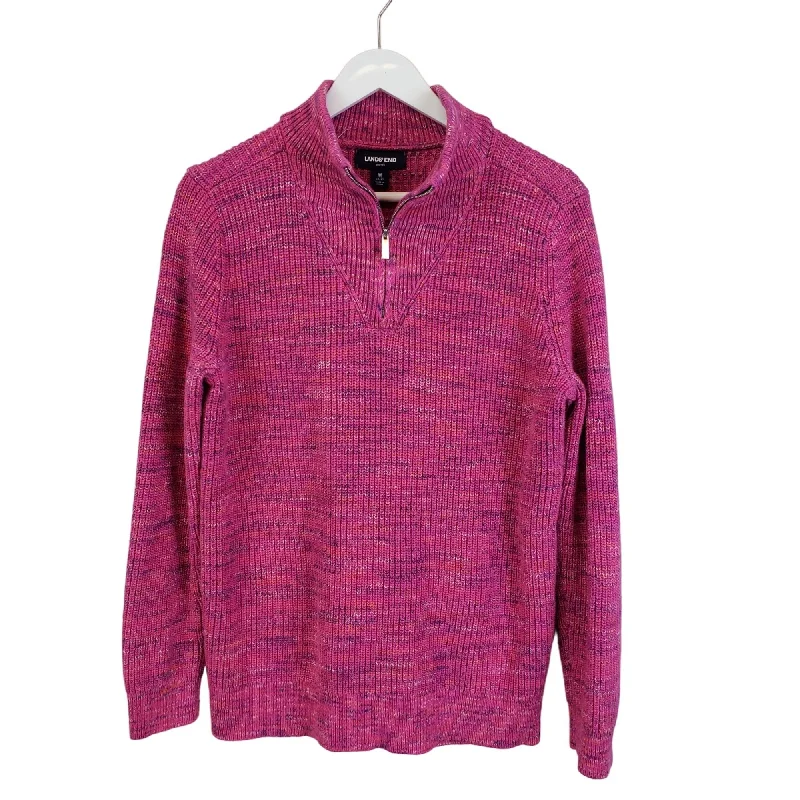 Lands' End Drifter Confetti Print Quarter Zip Sweater Size Medium Chenille Blend Fleece Blend Nylon Blend Lands' End Drifter Confetti Print Quarter Zip Sweater Size Medium Chenille Blend Fleece Blend Nylon Blend