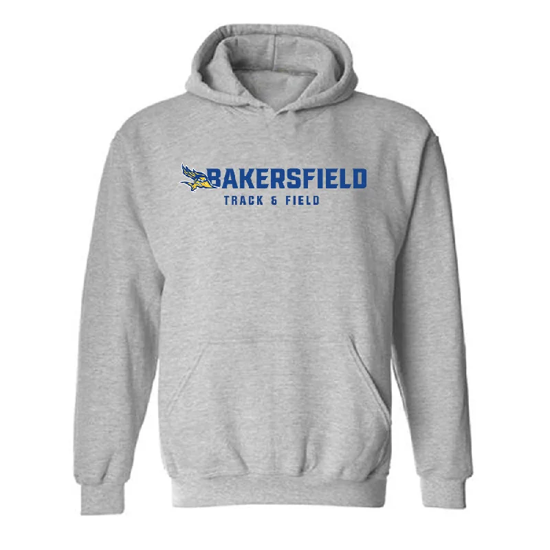 CSU Bakersfield - NCAA Women's Track & Field : Ariana Yates - Classic Shersey Hooded Sweatshirt Hoodie with Full-Zip Functional Layering