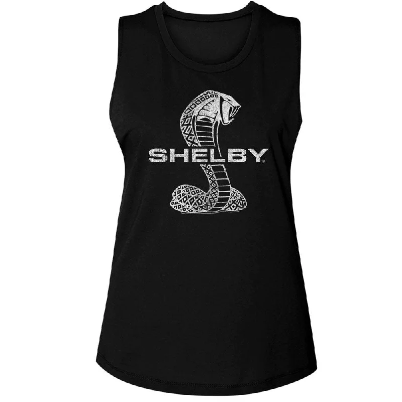 CARROLL SHELBY Tank, Cobra Logo crew neck tank