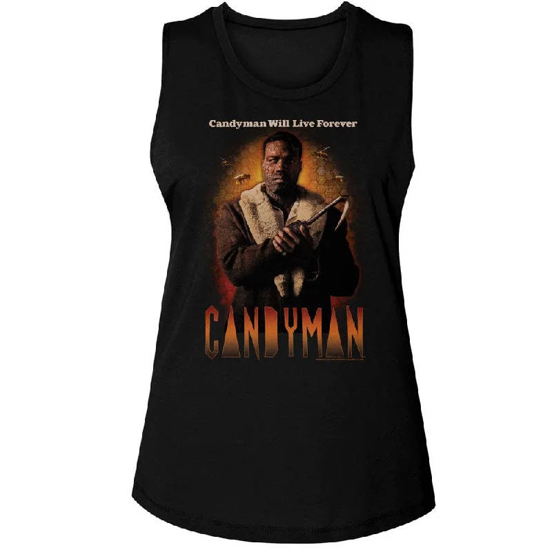 CANDYMAN Tank Top, Say His Name white tank top