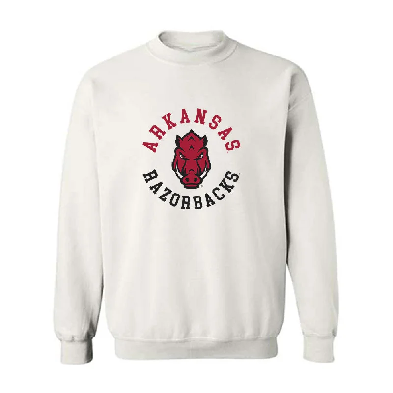 Arkansas - NCAA Women's Track & Field : Ariane Linton - Generic Shersey Crewneck Sweatshirt Hoodie with Ribbed Cuffs Snug Fit Comfort Arkansas - NCAA Women's Track & Field : Ariane Linton - Generic Shersey Crewneck Sweatshirt Hoodie with Ribbed Cuffs Snug Fit Comfort