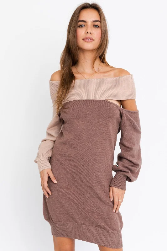 Let's Talk About It Sweater Dress Faux Fur Fabric Real Fur Fabric Shearling Fabric
