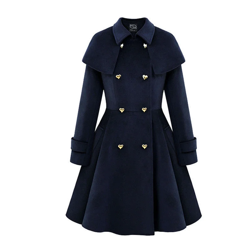 cloak long jacket coat Knit Fabric Woven Fabric Fleece Fabric